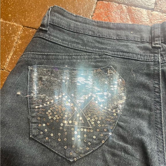 Cos embellished jeans. Flare. Size 8P - Picture 5 of 7